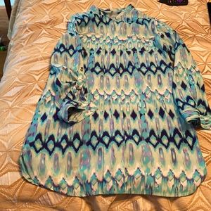 Mid length blue dress